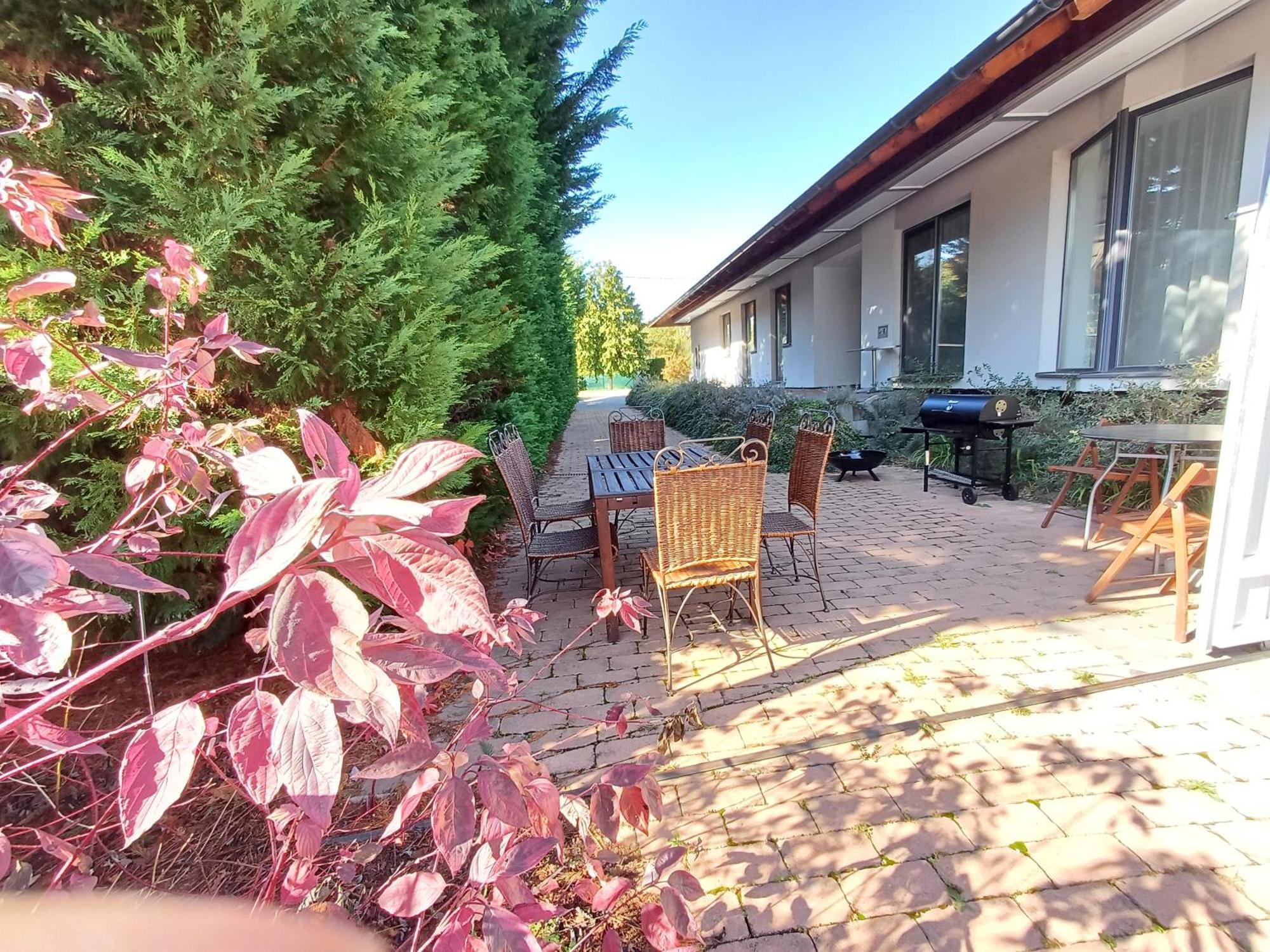 Villa Vamus Vendeg- Es Rendezvenyhaz Vámosszabadi Esterno foto